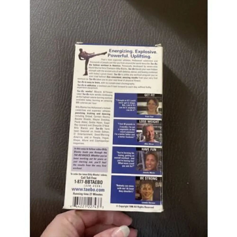 Tae Bo Workout Basic The Basic Total Body (VHS, 1998, Basic Video) - Picture 3 of 6